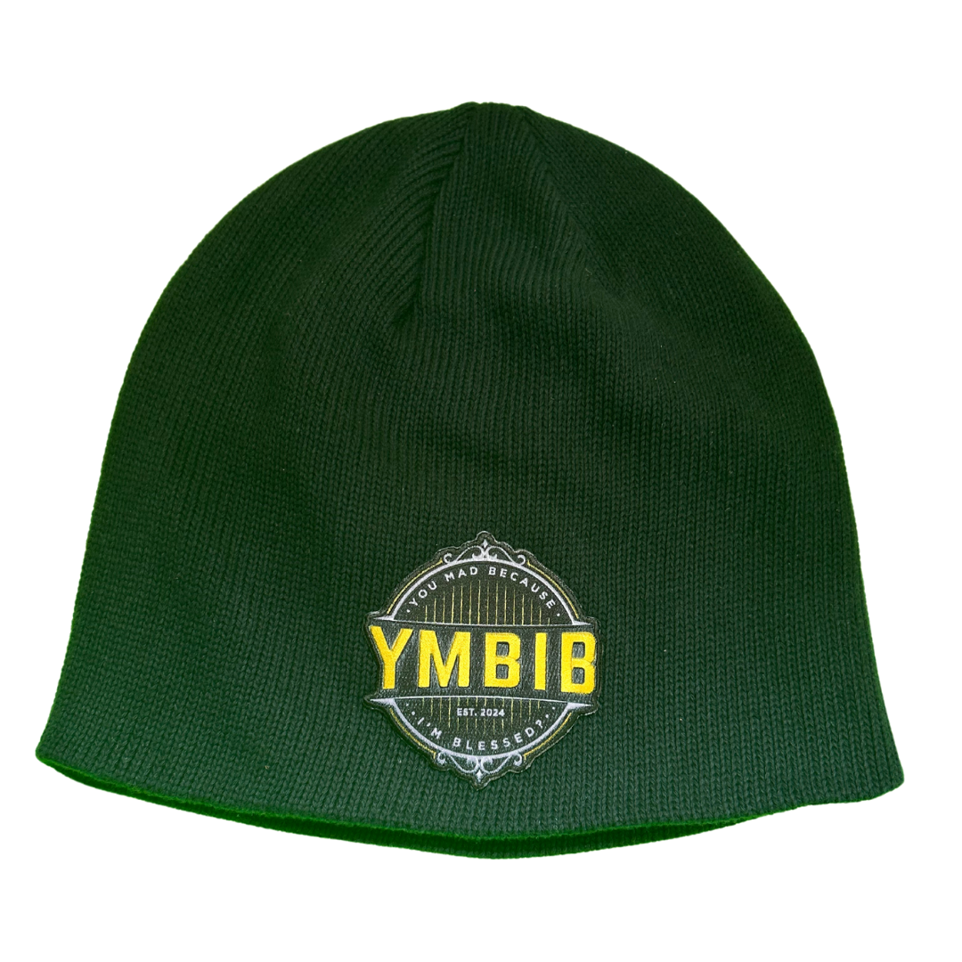 YMBIB 9" Adult 100% Cotton Beanie